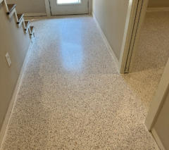 Finished Epoxy Terrazzo Satin Sheen