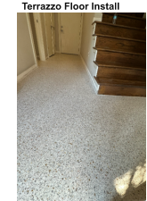 Terrazzo Floor Install